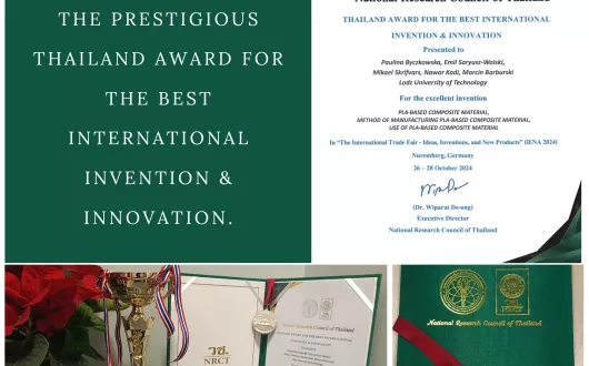 Thailand Award for the Best International Invention & Innovation 