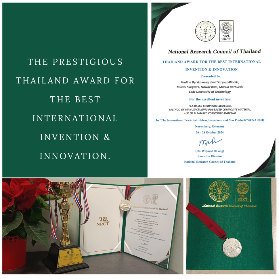 Thailand Award for the Best International Invention & Innovation 